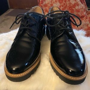 FRANCO SARTO Carlee Patent Platform Oxfords